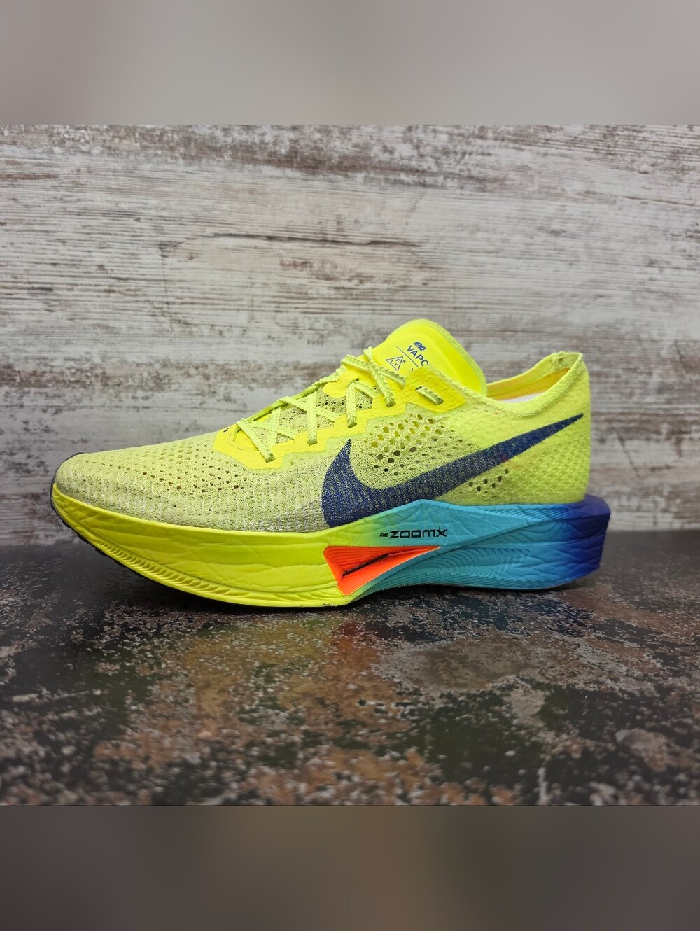 Mens Nike ZoomX Vaporfly 3 Running Shoes Sz 9.5 Used DV4129-700 Marathon